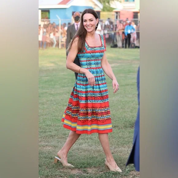 Russell & Bromley 'Impulse' Slingback Pump in Natural Raffia- ASO Kate Middleton - Picture 9 of 9